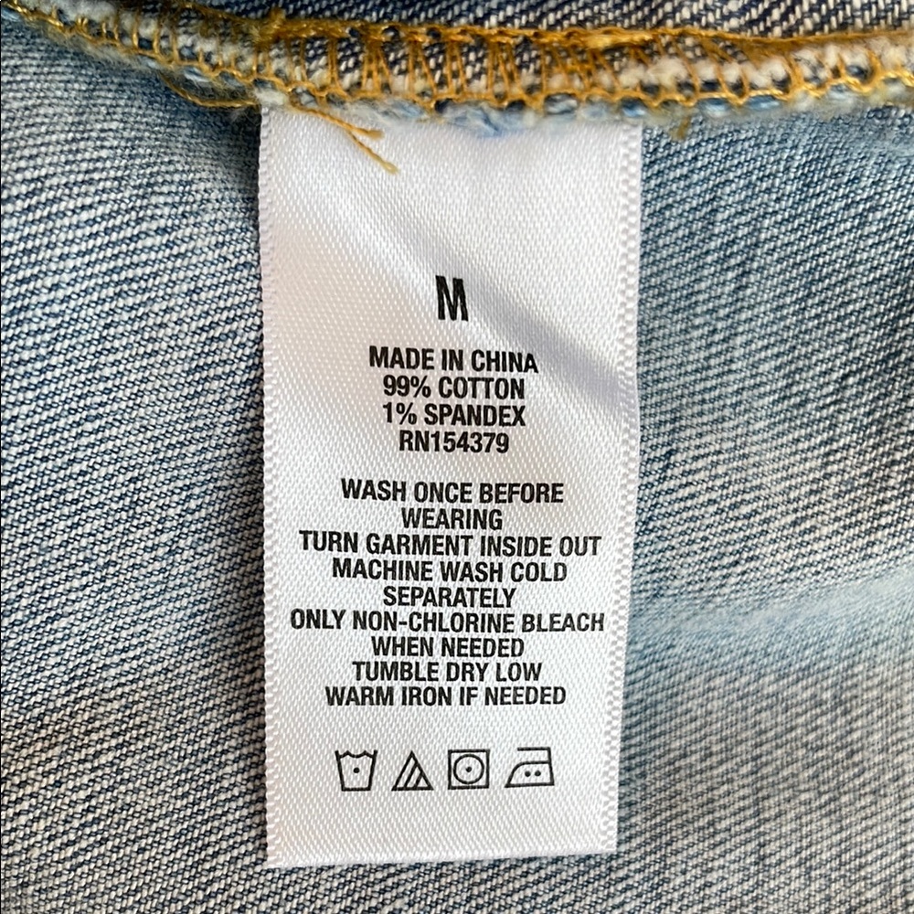 EUC Aeropostale Blue Denim Button-Down Dress - Picture 6 of 6